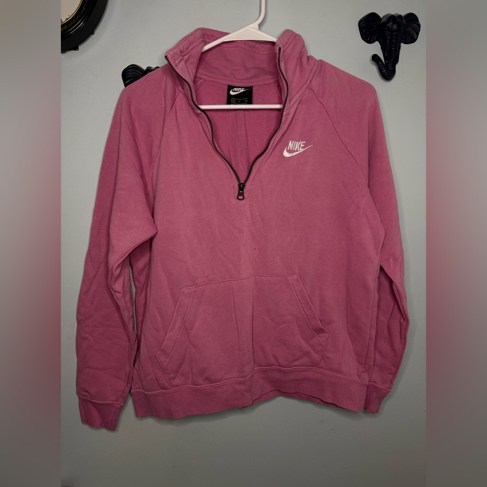 Nike Pink Quarter Zip Up